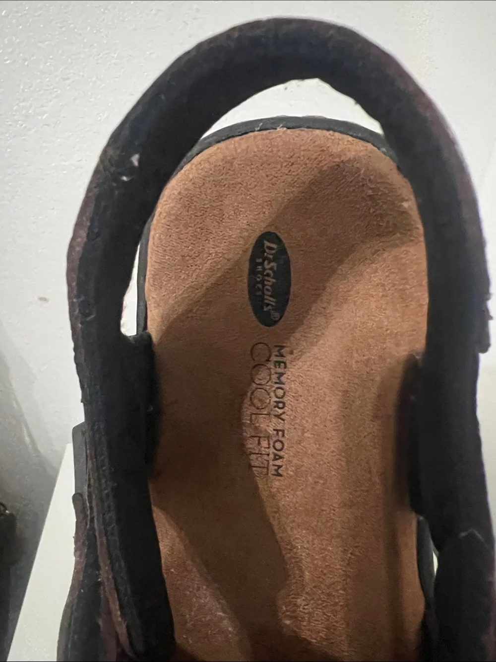 Dr. Scholl's Men's Brown Leather Fisherman Sandals